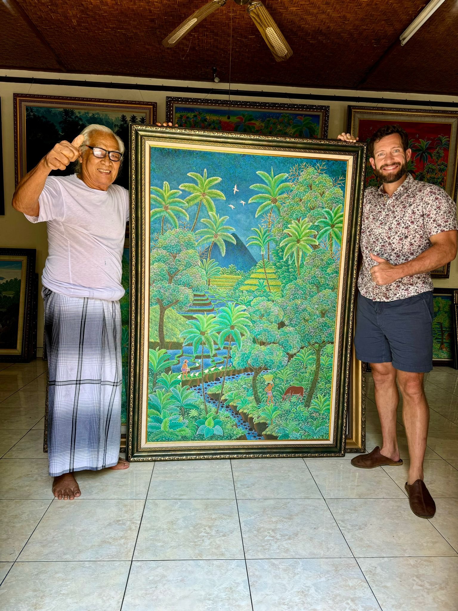 buying art paintings in ubud