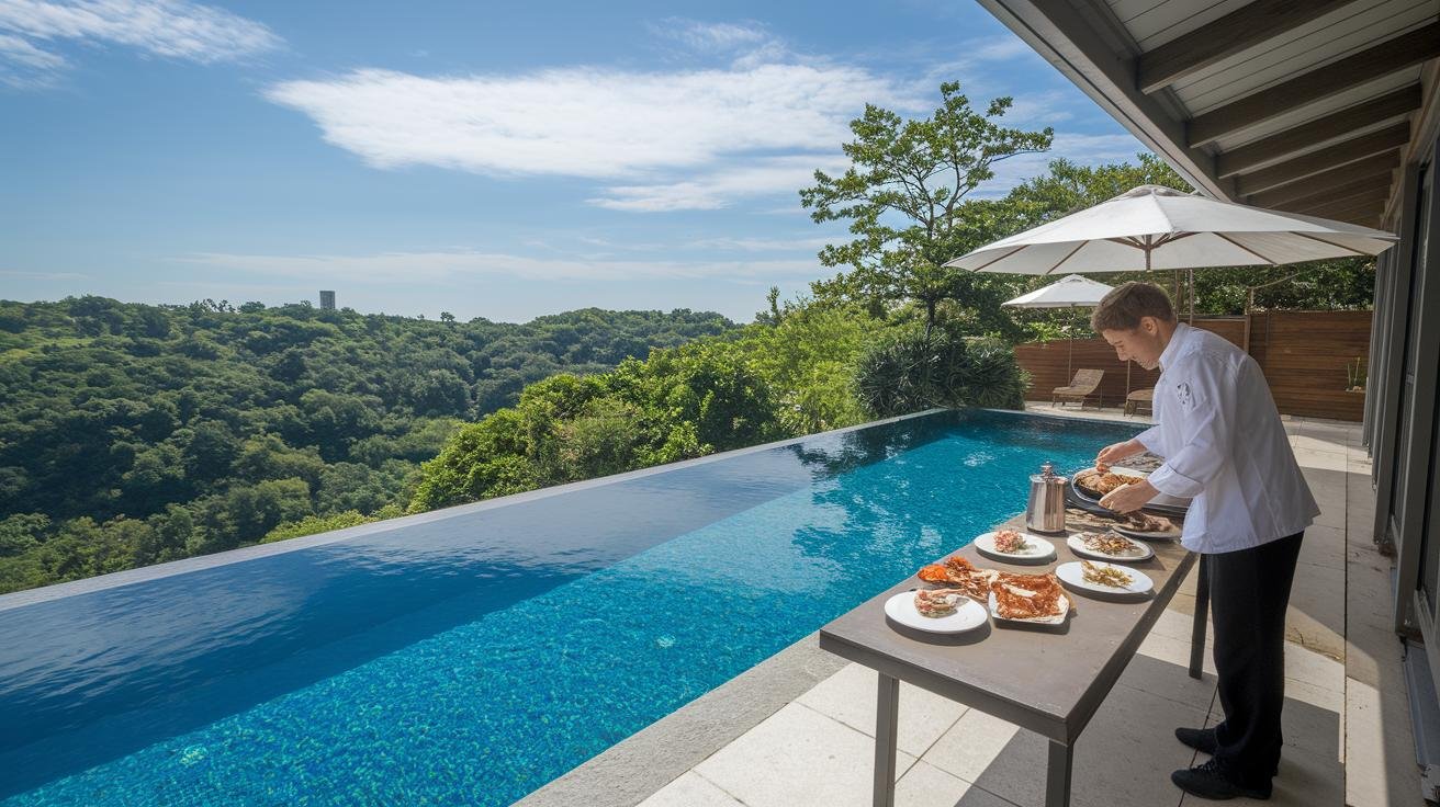 Amenities in Private Bali Villas Pools, Chefs Staff.jpg