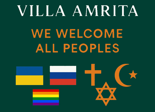 we welcome all peoples - we welcome ukraine, russian federation, all LGBTQ pride, Christians, Muslims and Jews