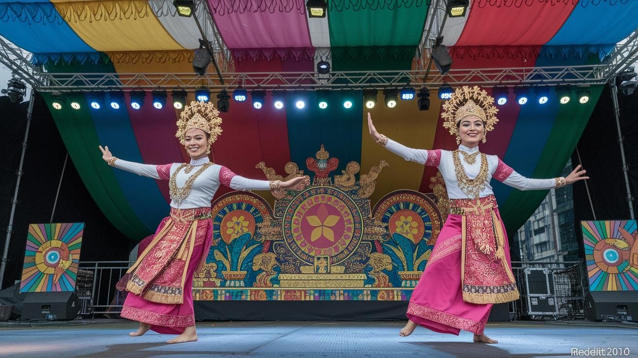 Enjoying Performances at Ubud Art Festival.jpg