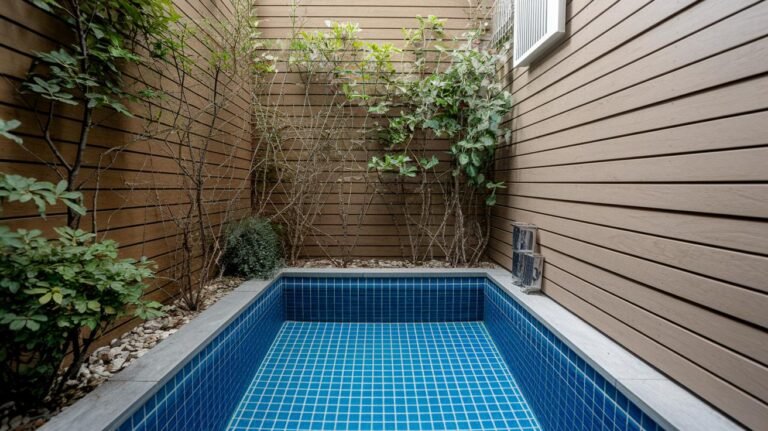 Inground Plunge Pool Adds Luxury To Small Yards