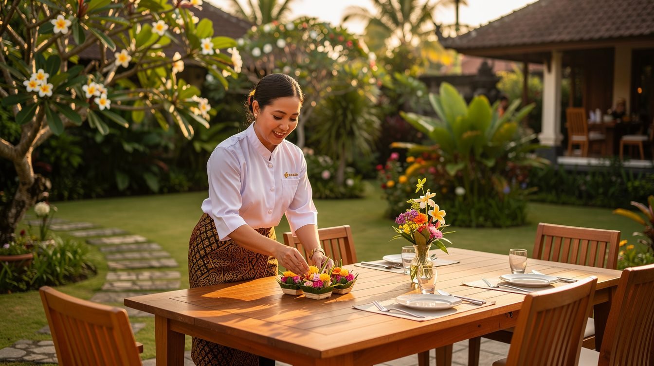 staffed villa in Ubud Bali for long term rental