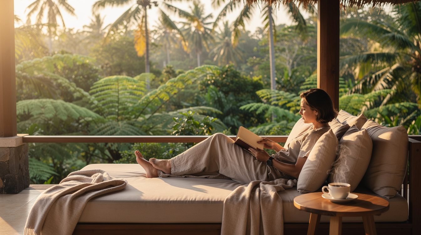 planning a bali meditation retreat from comfortable villa setting