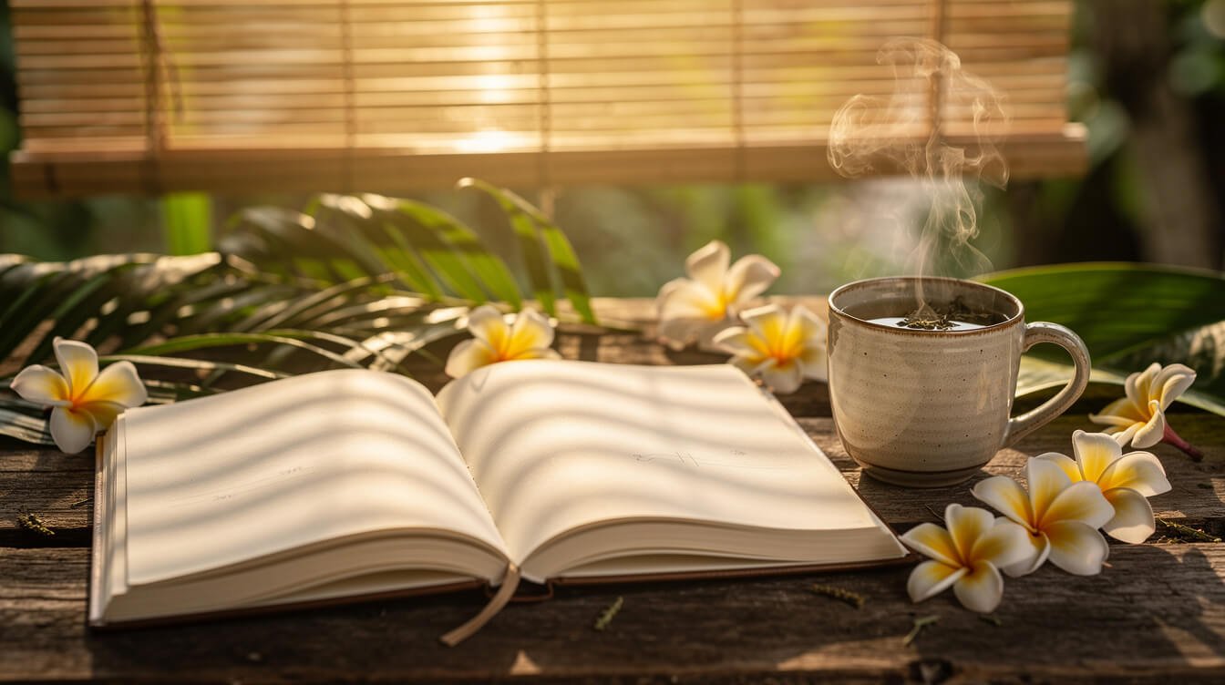 travel journal planning Bali spiritual retreat
