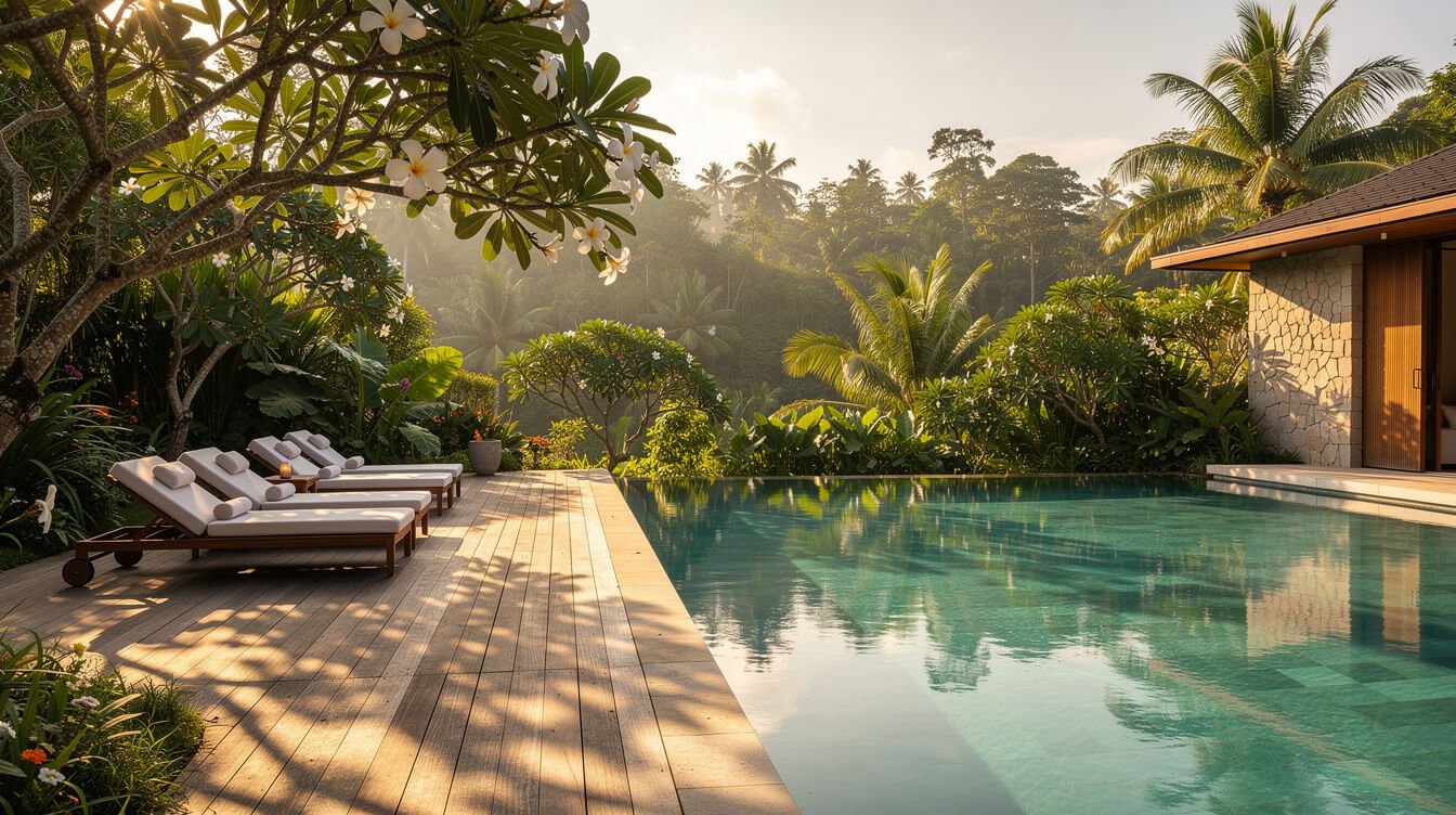 Private infinity pool villa Ubud Bali