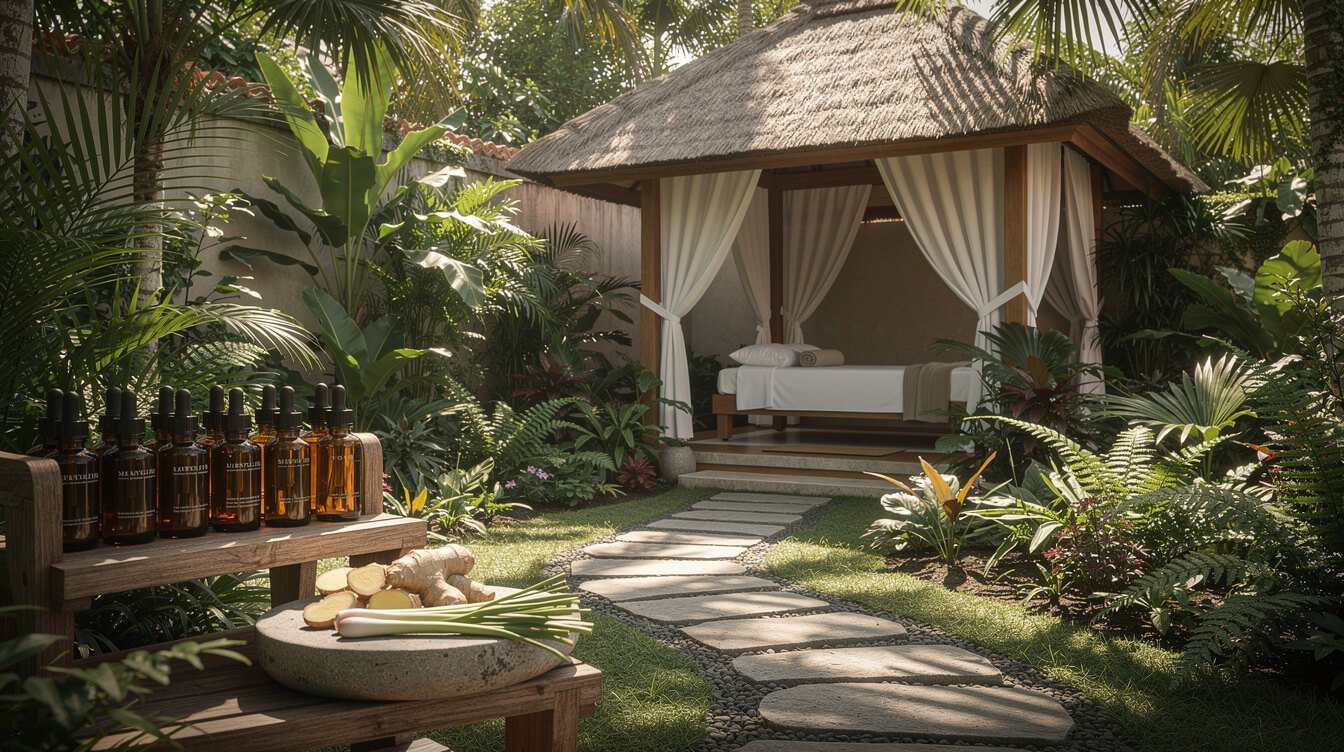 boutique holistic spa garden Ubud Bali