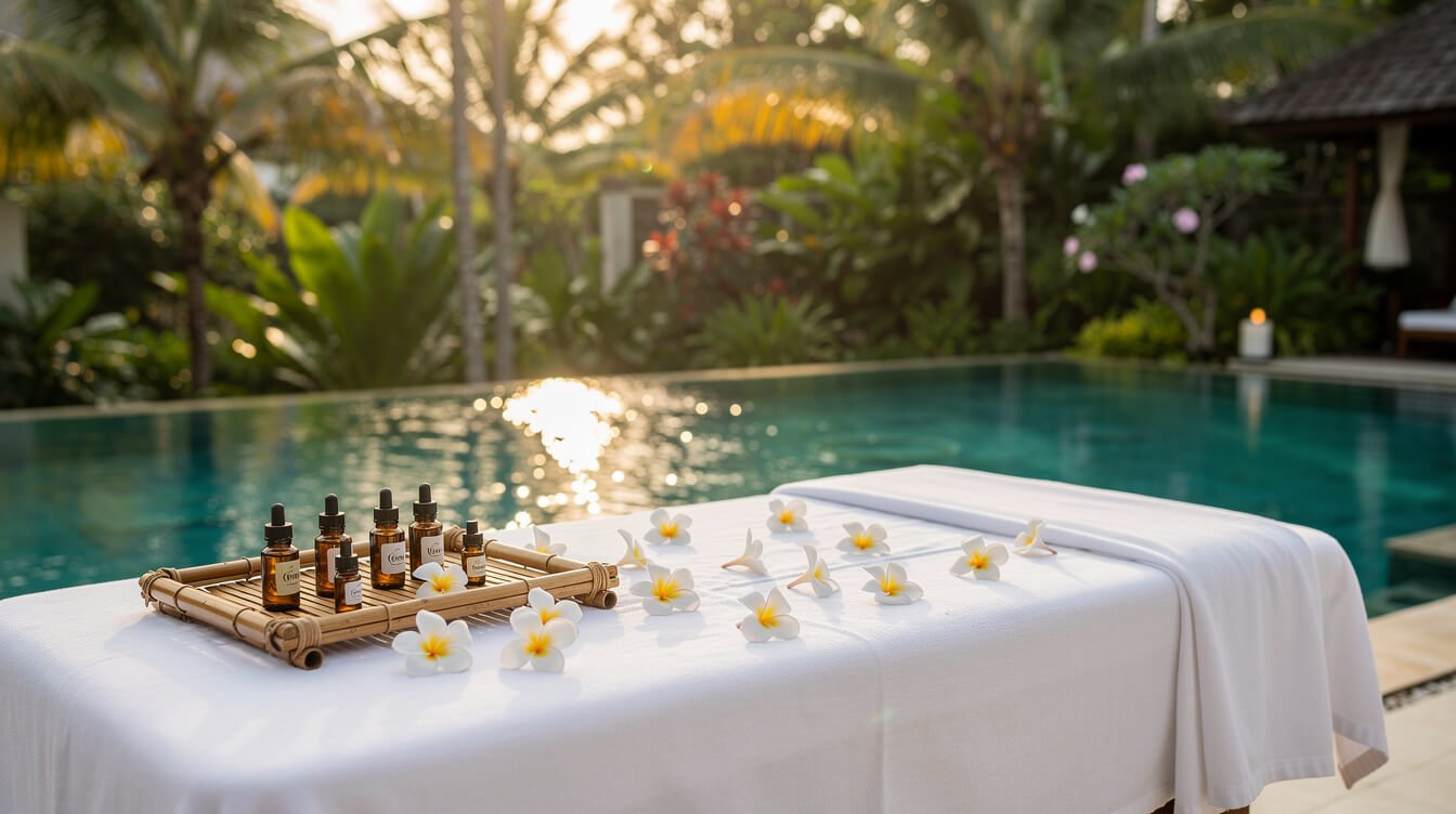 in-villa private spa treatment poolside Bali
