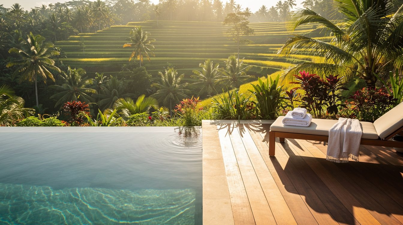 Private pool at Villa Amrita Ubud