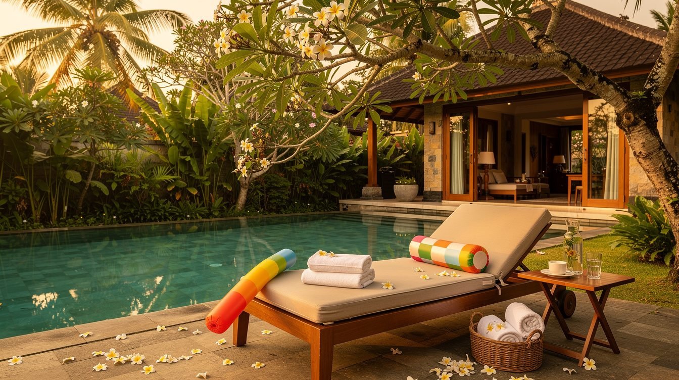 Villa amenities at a Bali private pool villa
