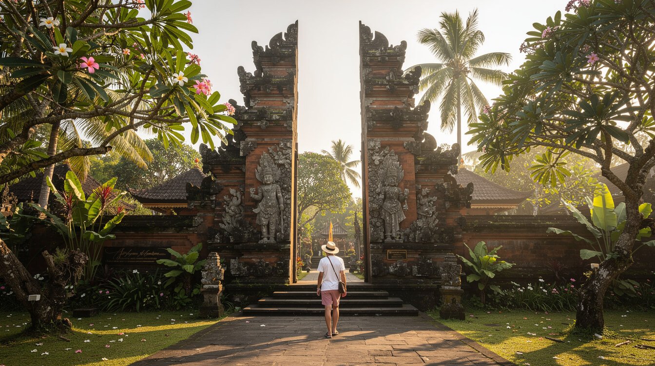 Entrance to the Agung Rai Museum Ubud
