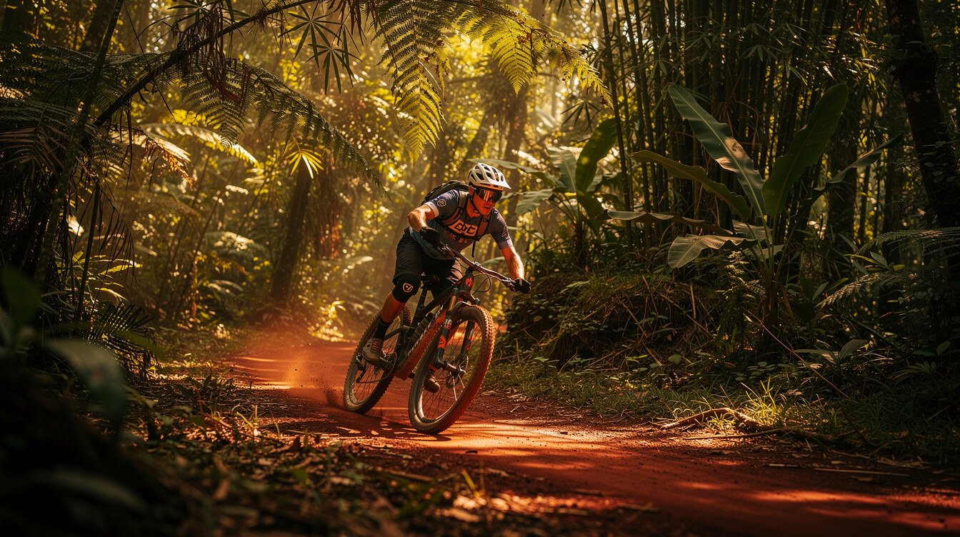 village cycling on backroads near Ubud Bali