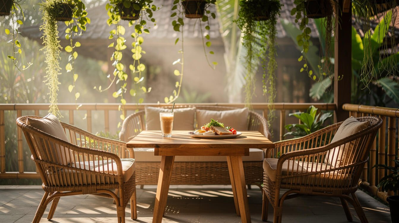 casual cafe brunch in Ubud Bali