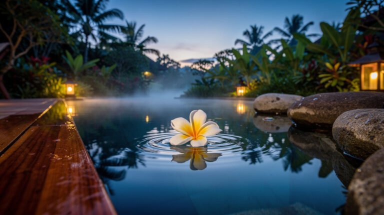 What the Pool Knows About Your Day in Ubud