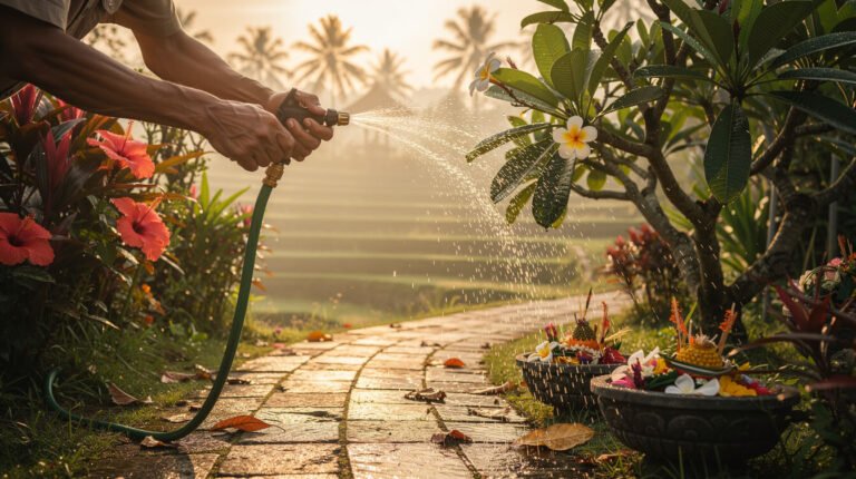 What the Garden Does Before Your Ubud Morning Begins