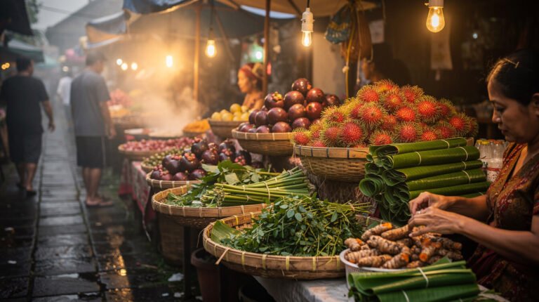 What the Cook Brings Back from the Ubud Morning Market