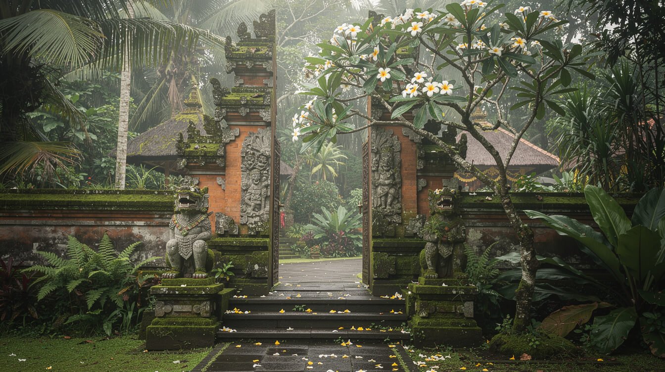 Pura Gunung Lebah temple at the start of the Campuhan Ridge Walk