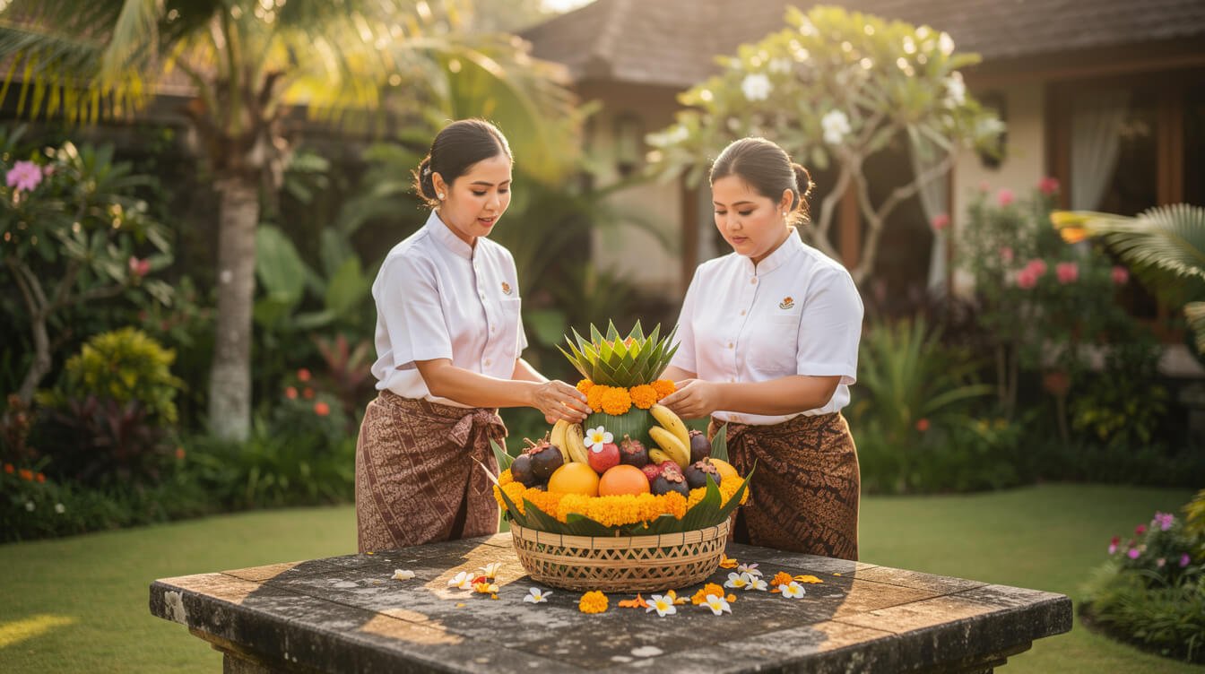 staffed villa ubud