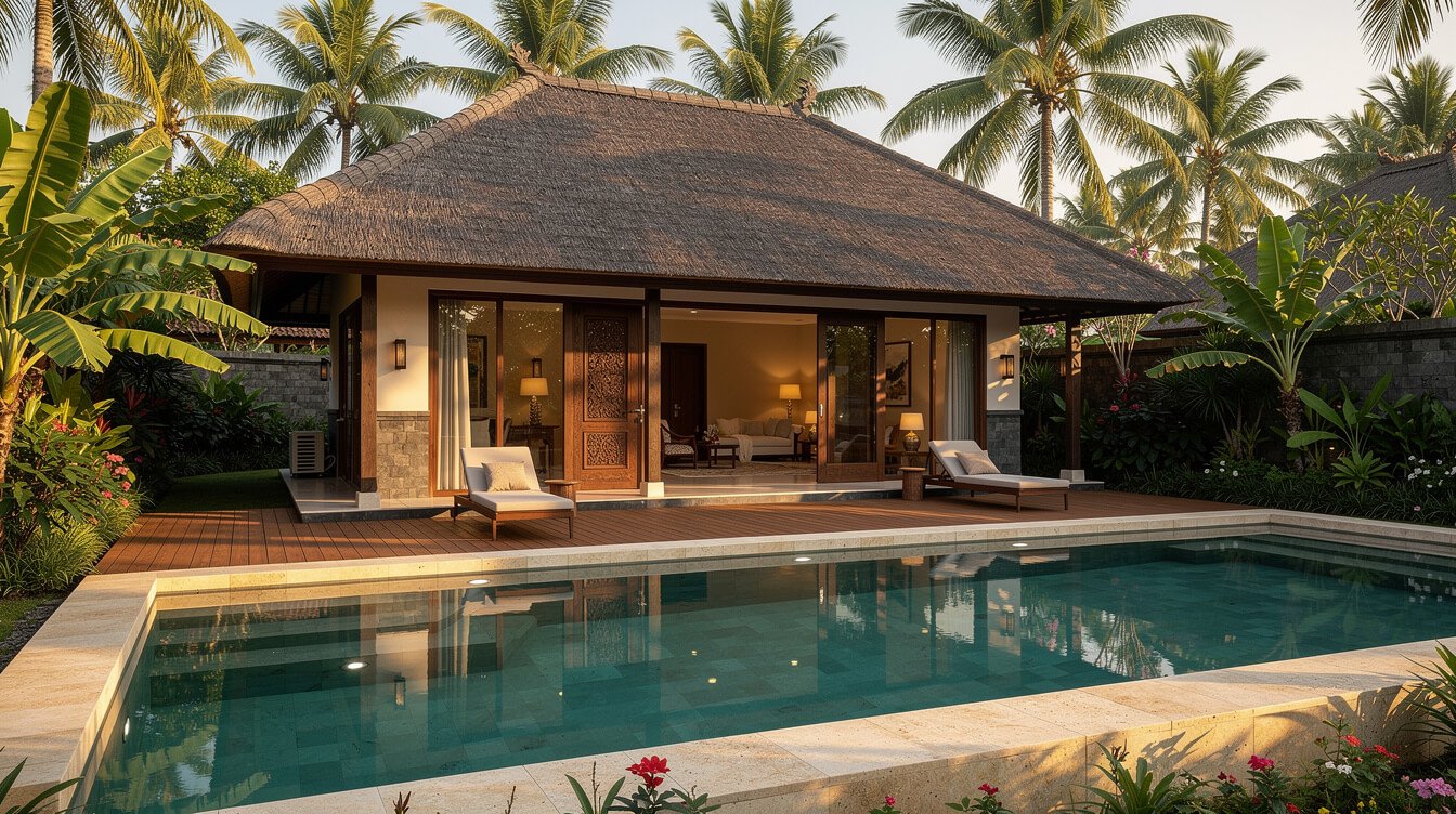 private villa Ubud yoga retreat accommodation