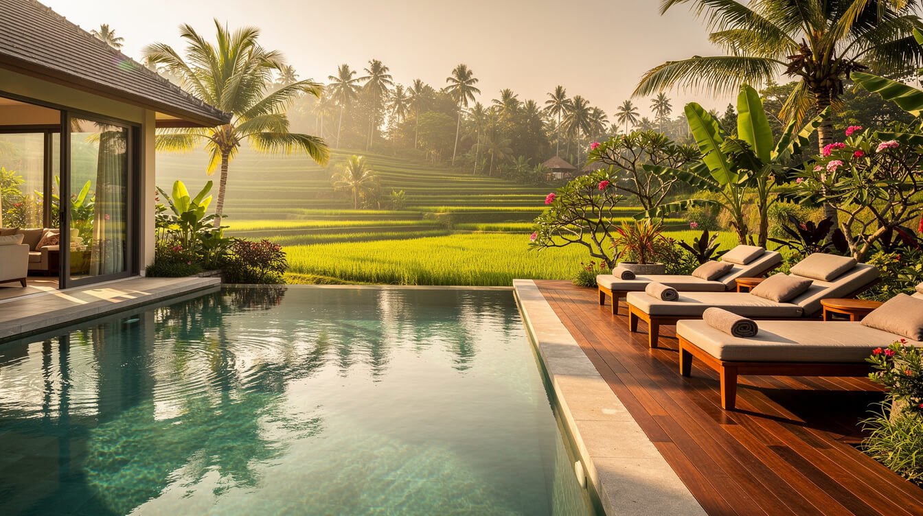 Villa Amrita private pool in Ubud