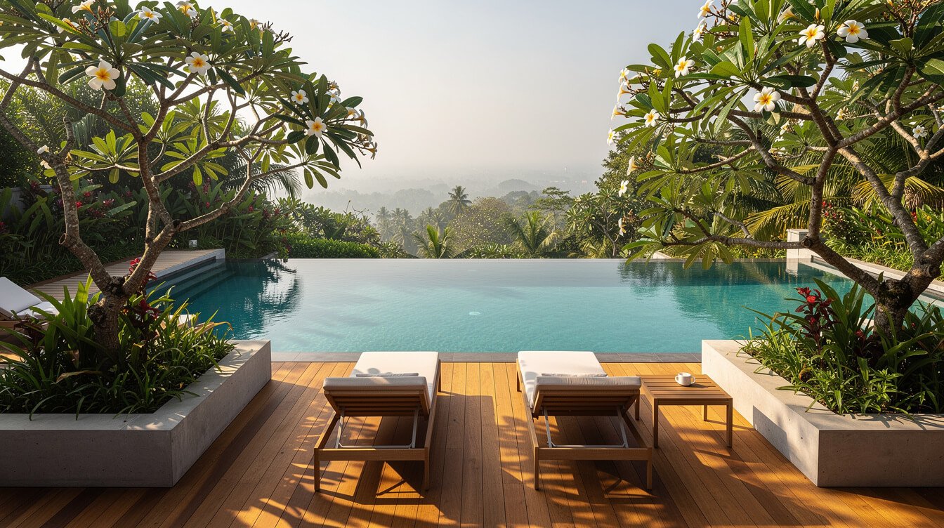 Villa Amrita private pool deck Ubud