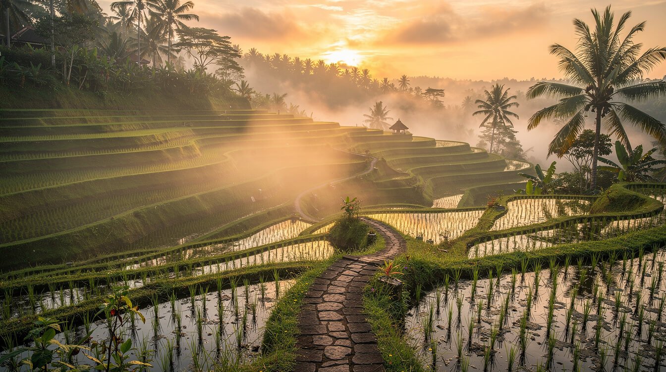 Ubud rice terraces sunrise itinerary