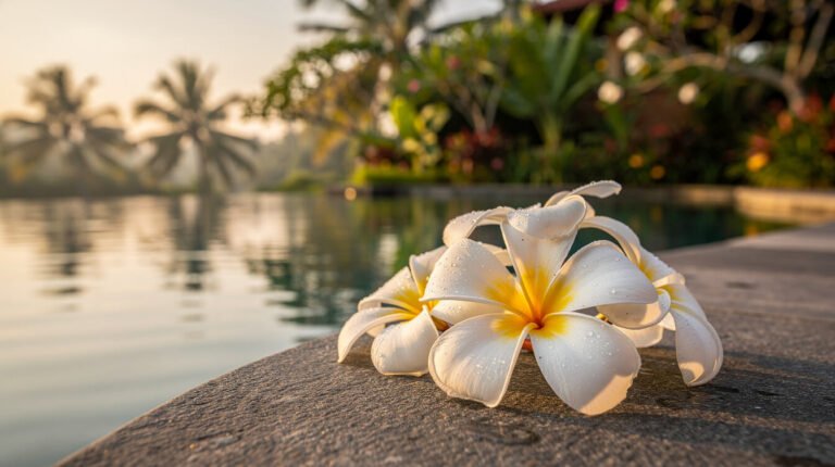 Where the Frangipani Lands