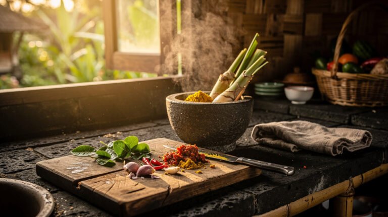 What the Kitchen Smells Like at Four in the Afternoon in Ubud