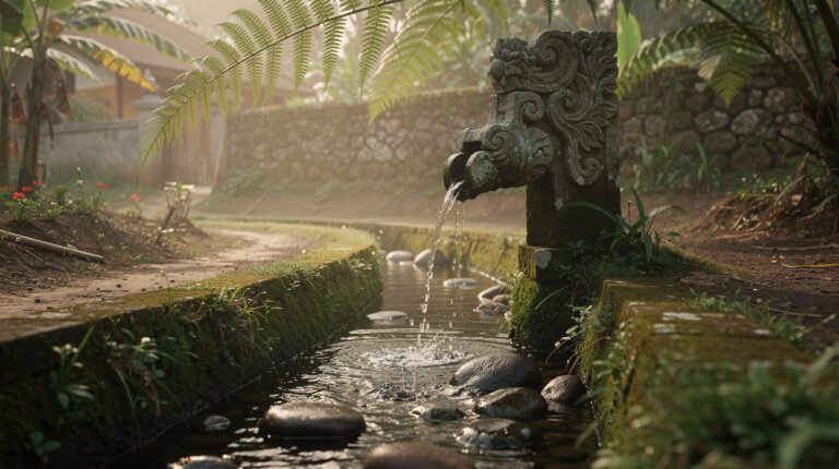 The Sound of Water Moving Through Ubud