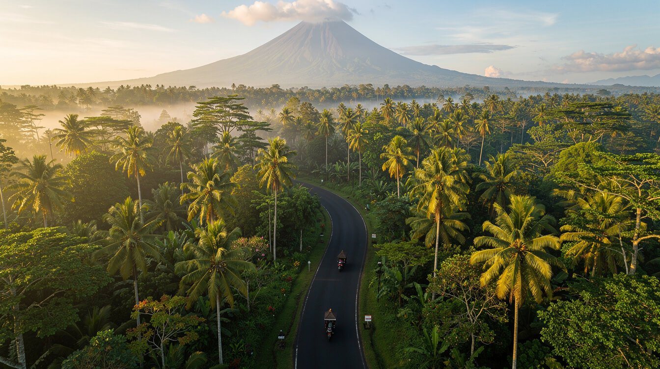 Safe travel on Bali roads with guide