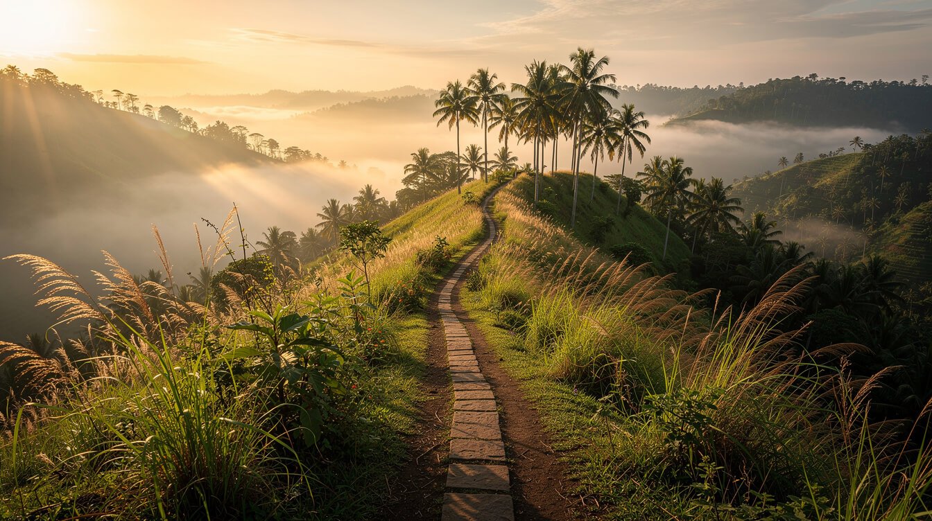 Campuhan ridge walk Ubud morning