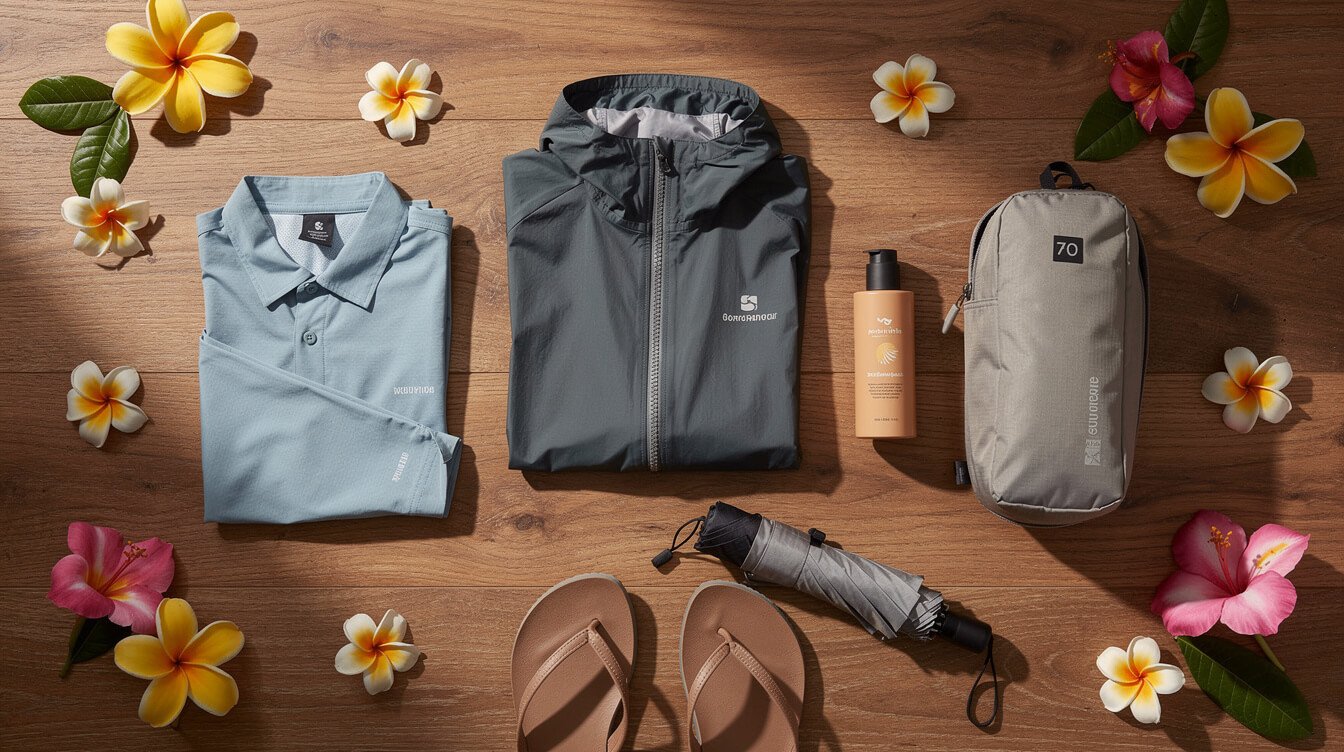 tropical travel essentials for Bali rainy season