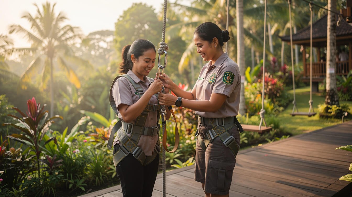 What to expect at a bali swing park visit
