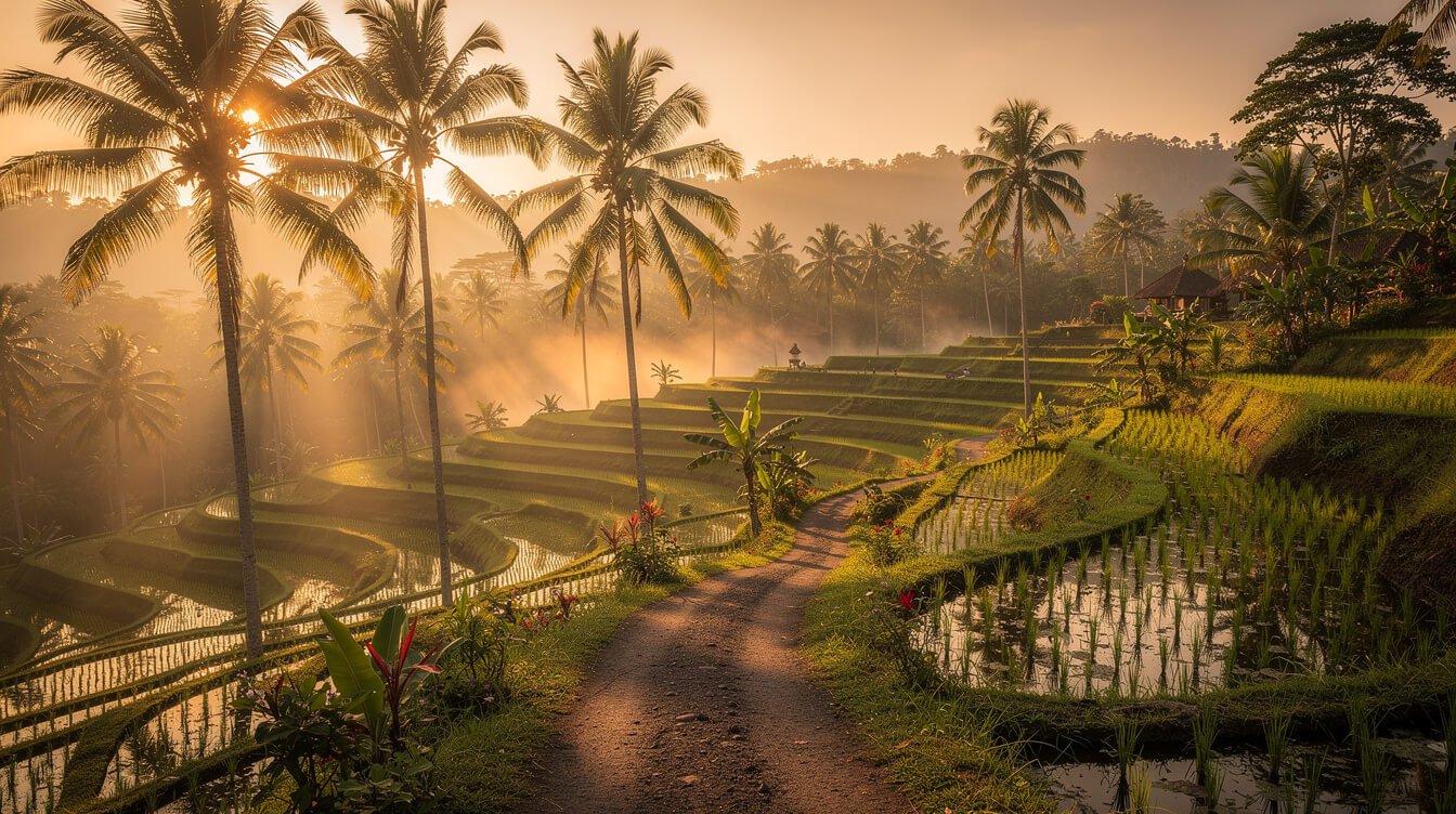 Ubud rice terraces sunrise itinerary