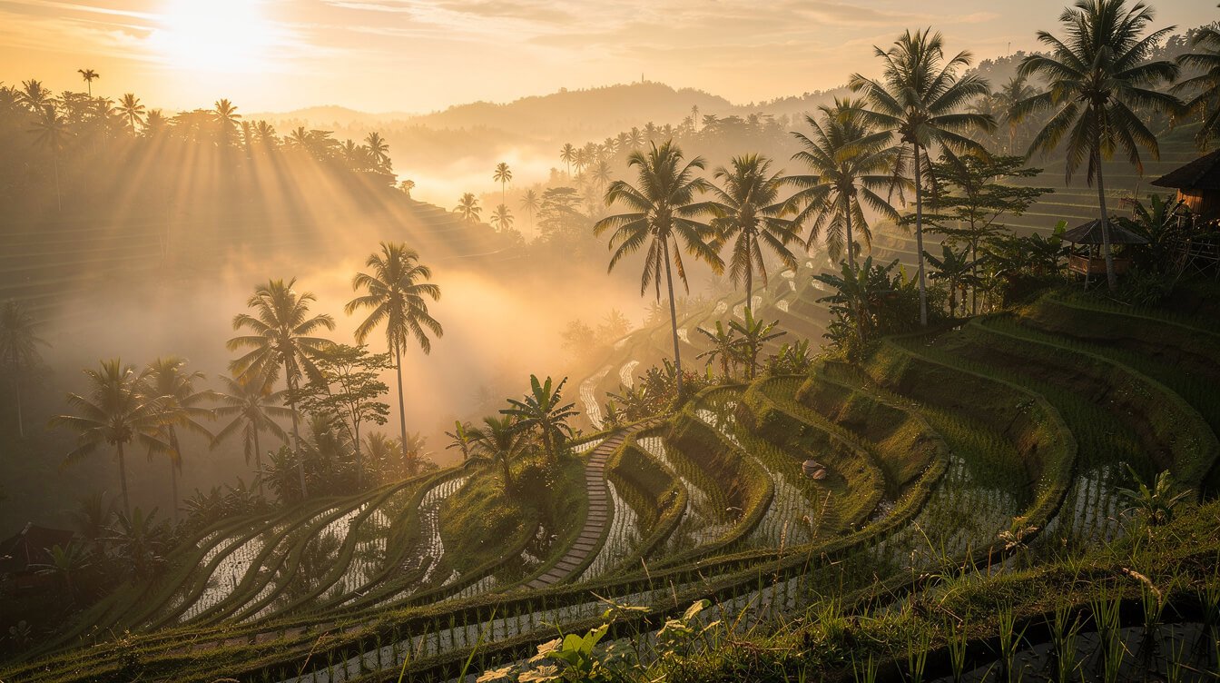 Ubud rice terraces sunrise itinerary