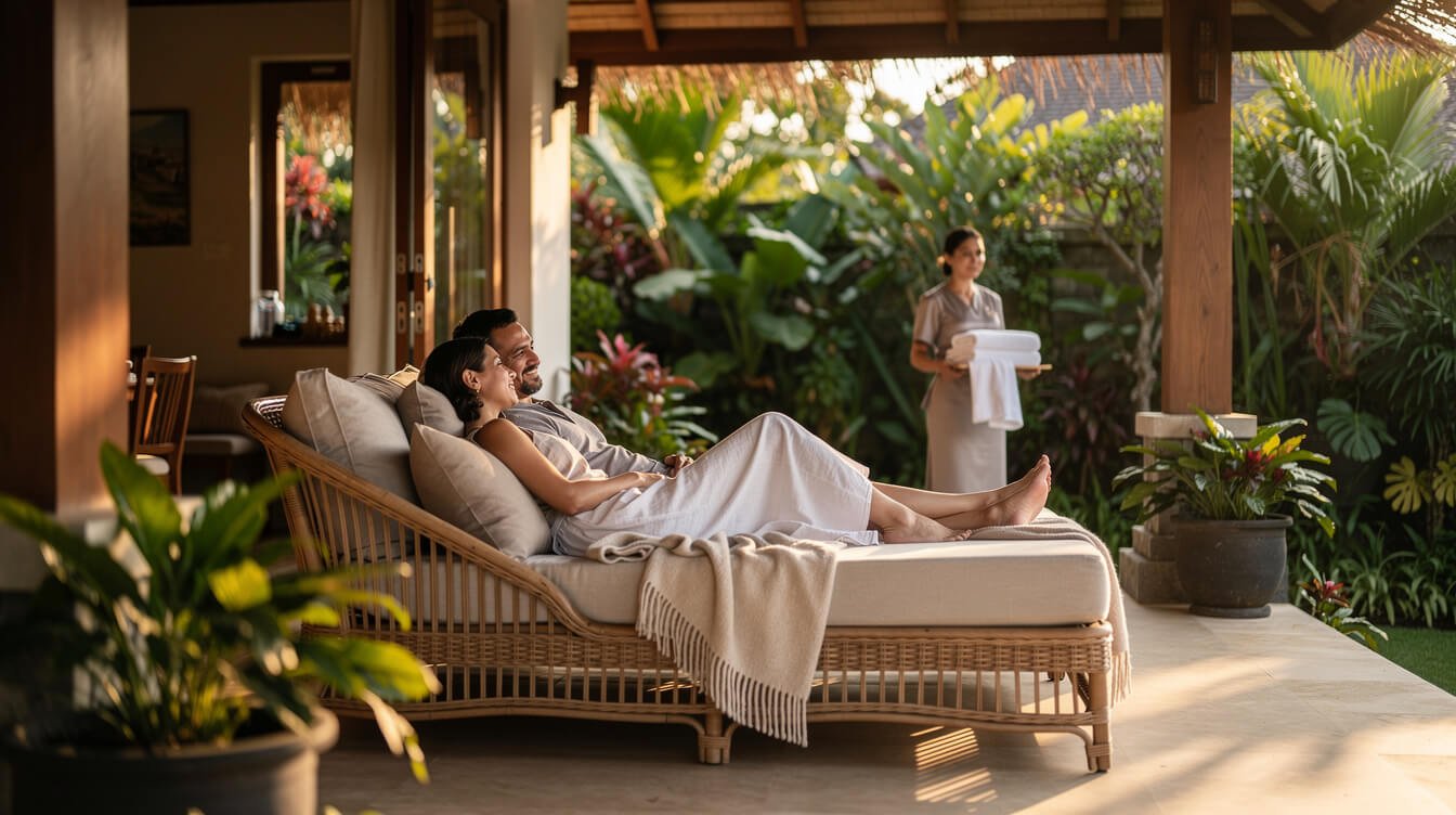 staffed villa ubud