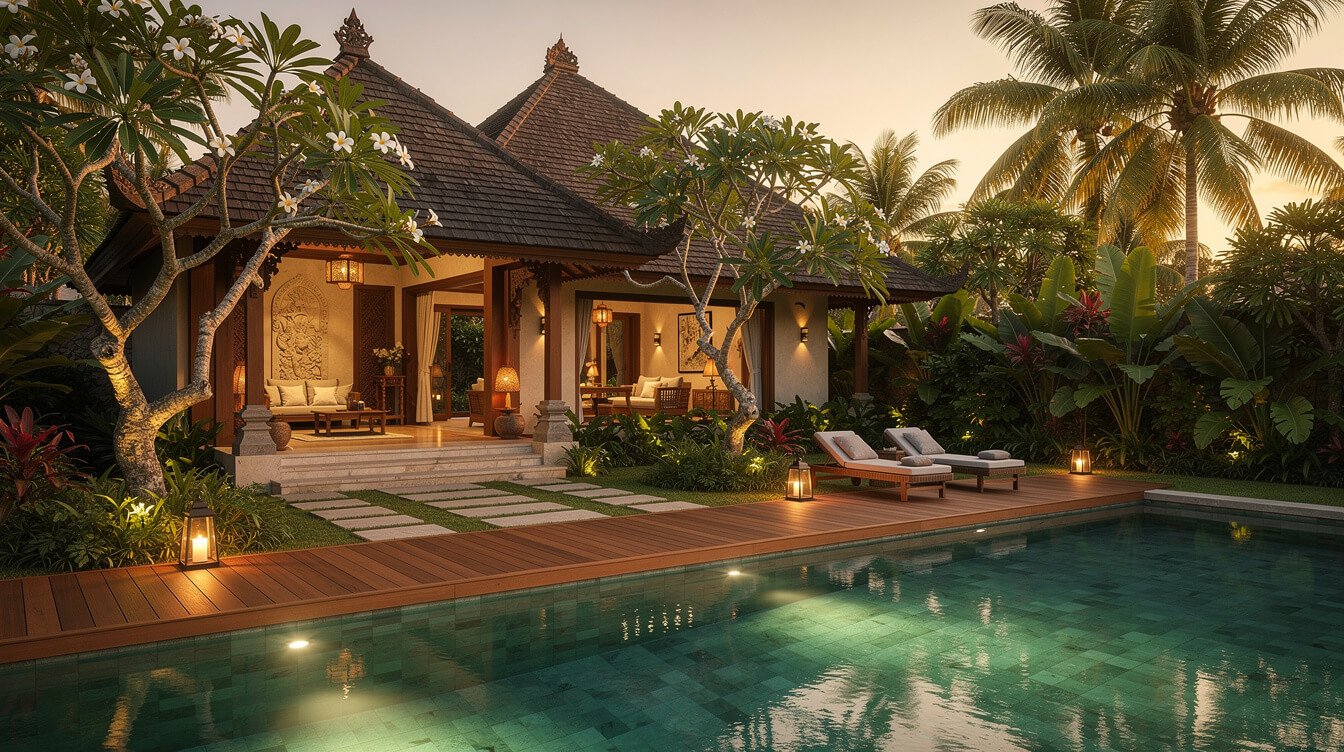 private pool villa accommodation in Ubud Bali