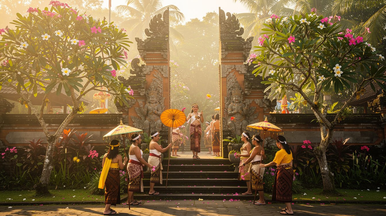 Bali temple cultural activities in Ubud