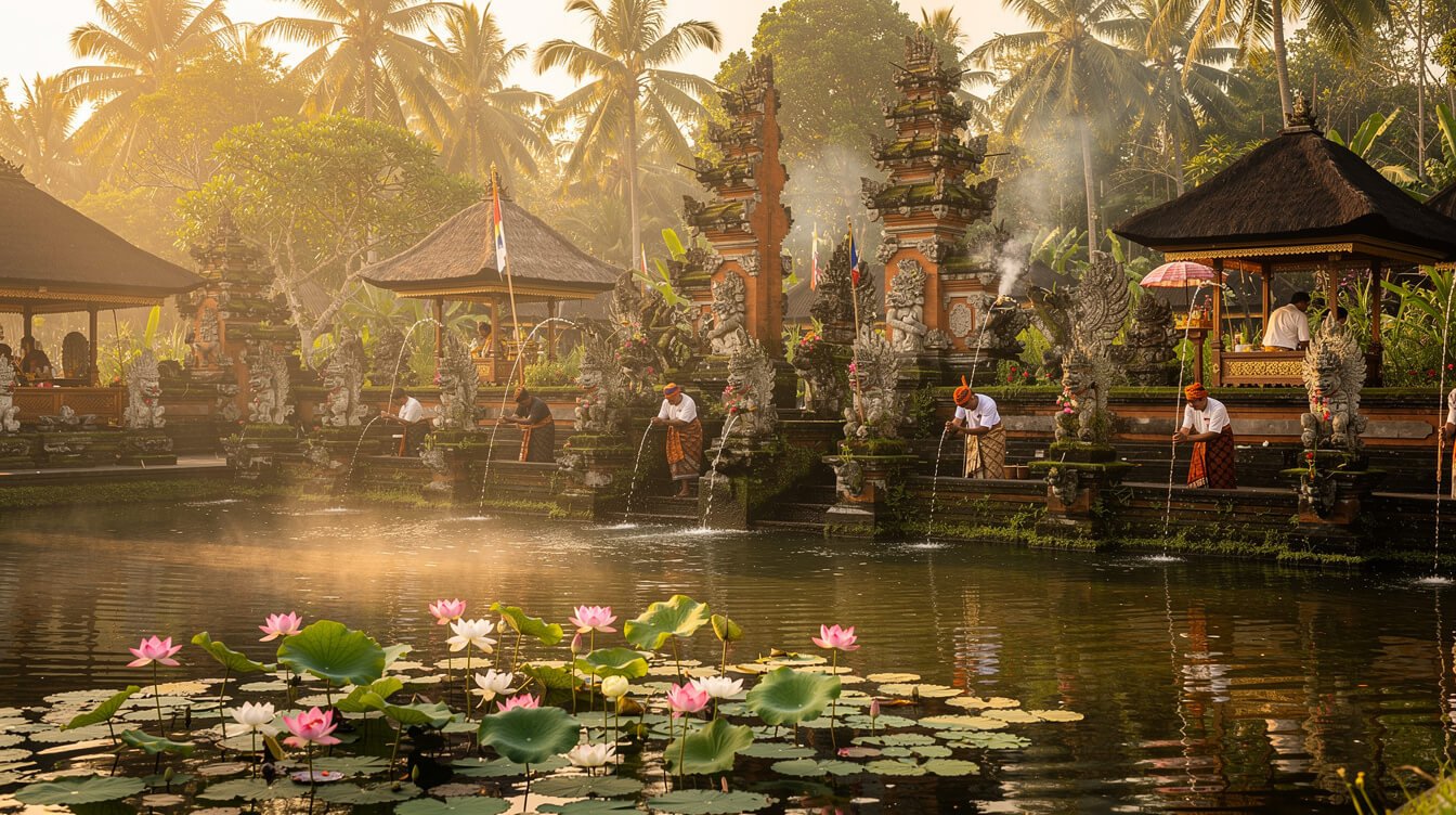 Tirta Empul water temple sacred springs Bali