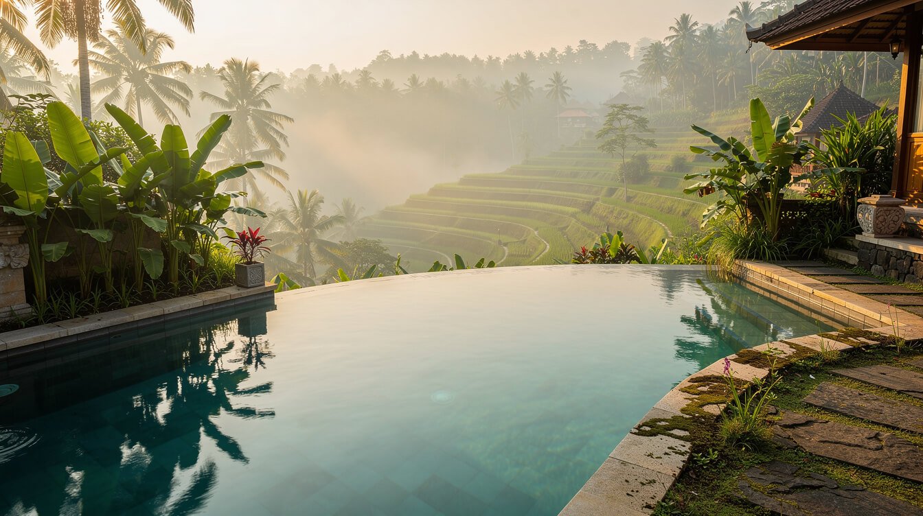 villa with private pool bali