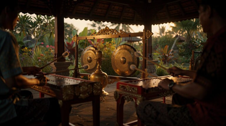 The Gamelan Practice That Drifts In Just Before Dinner