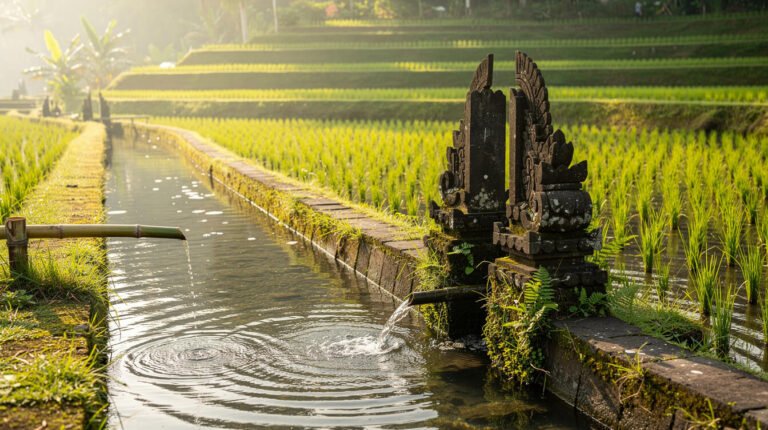 The Water You Hear Long Before You See the Rice Fields