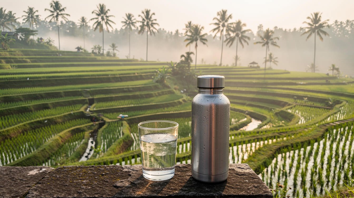Bali belly prevention starts with clean drinking water in Ubud