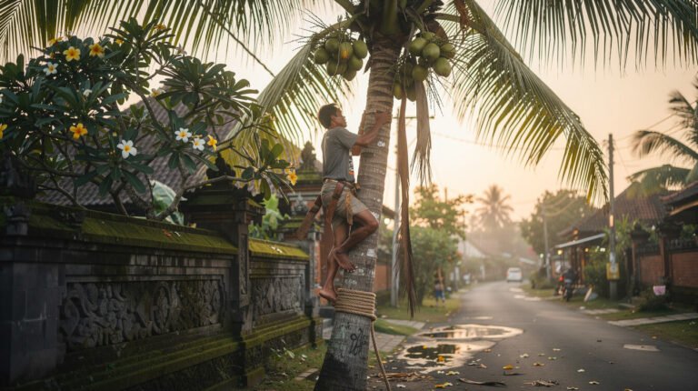 The Man Who Walks Up the Coconut Palm