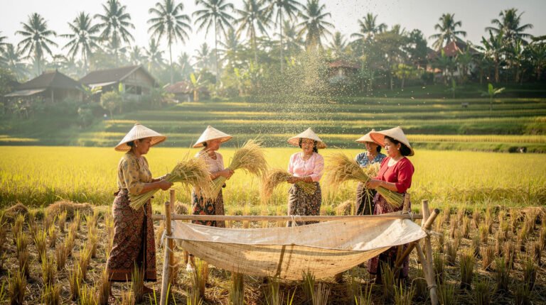 The Sound of the Rice Letting Go