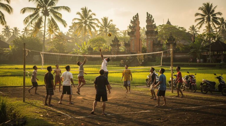 The Shouts That Rise From the Village Field at Five